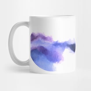 Purple Sky, White Light - abstract Mug